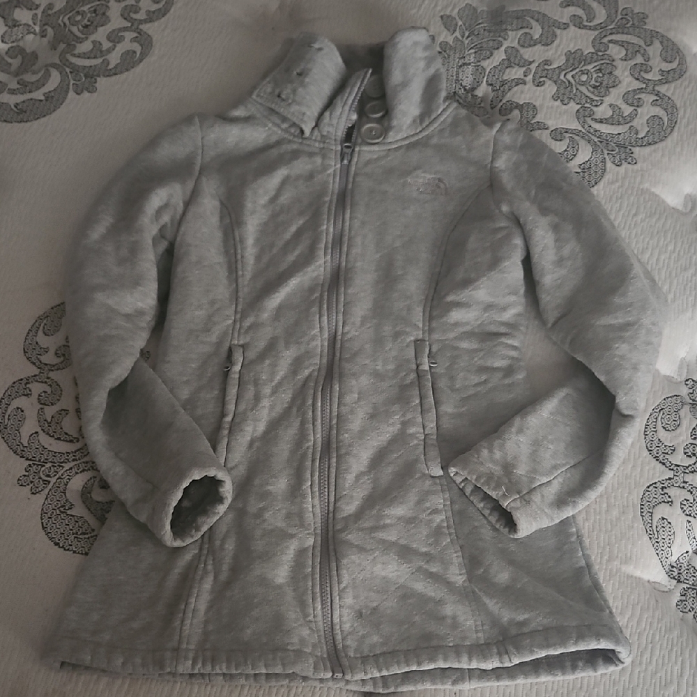 The North Face Charcoal Quilted Jacket